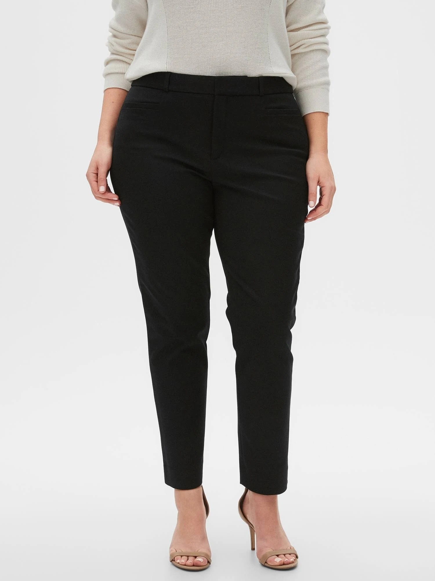 Women's Curvy Sloan Slim Ankle Pant Black