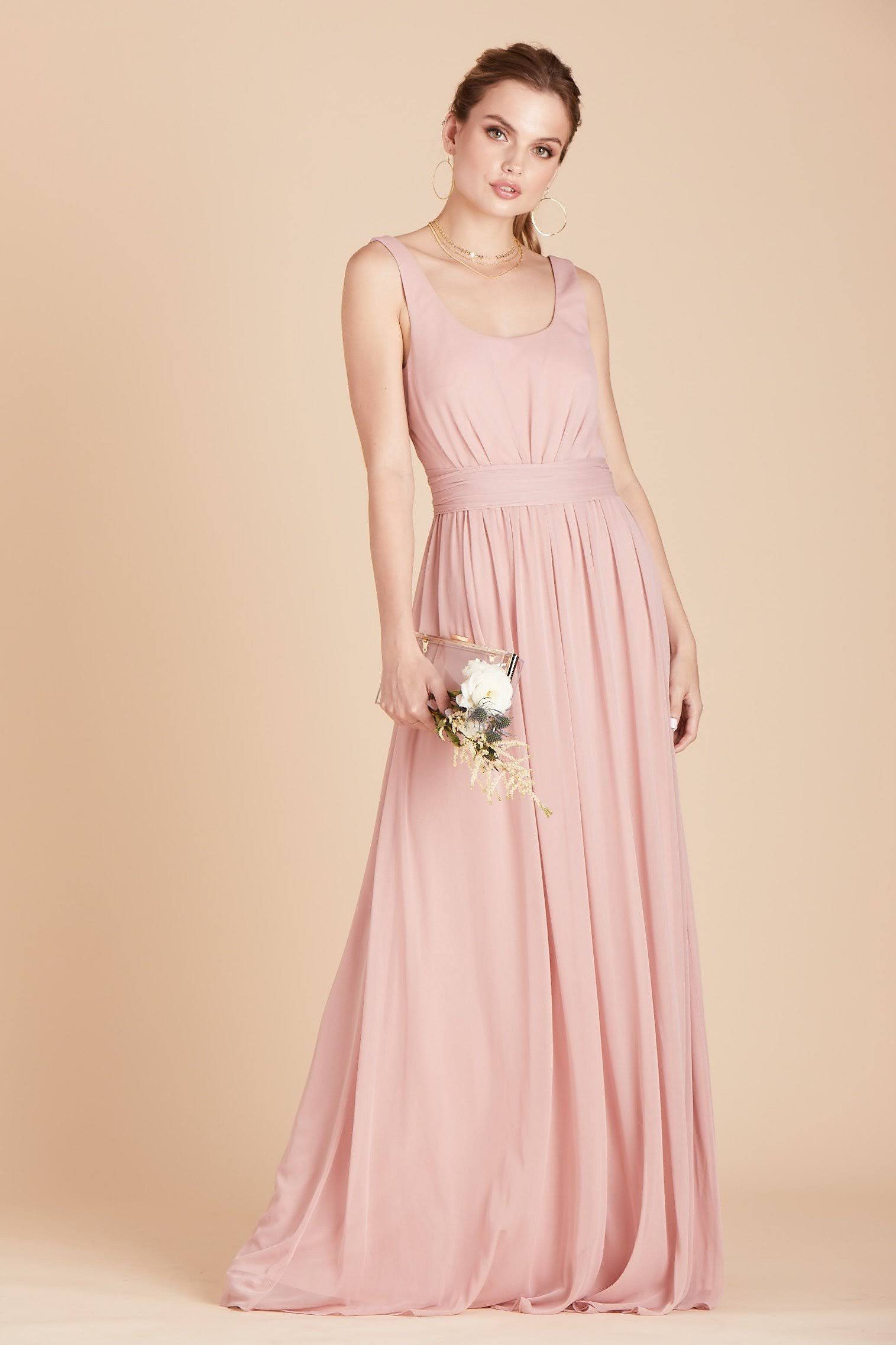 Birdy Grey Jan Bridesmaid Dress in Dusty Rose M / Dusty Rose