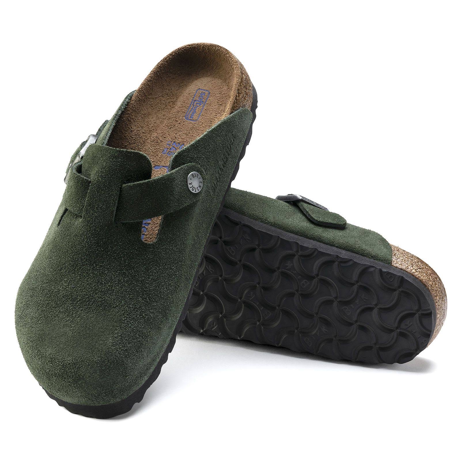 Birkenstock Unisex Boston Soft Footbed Suede