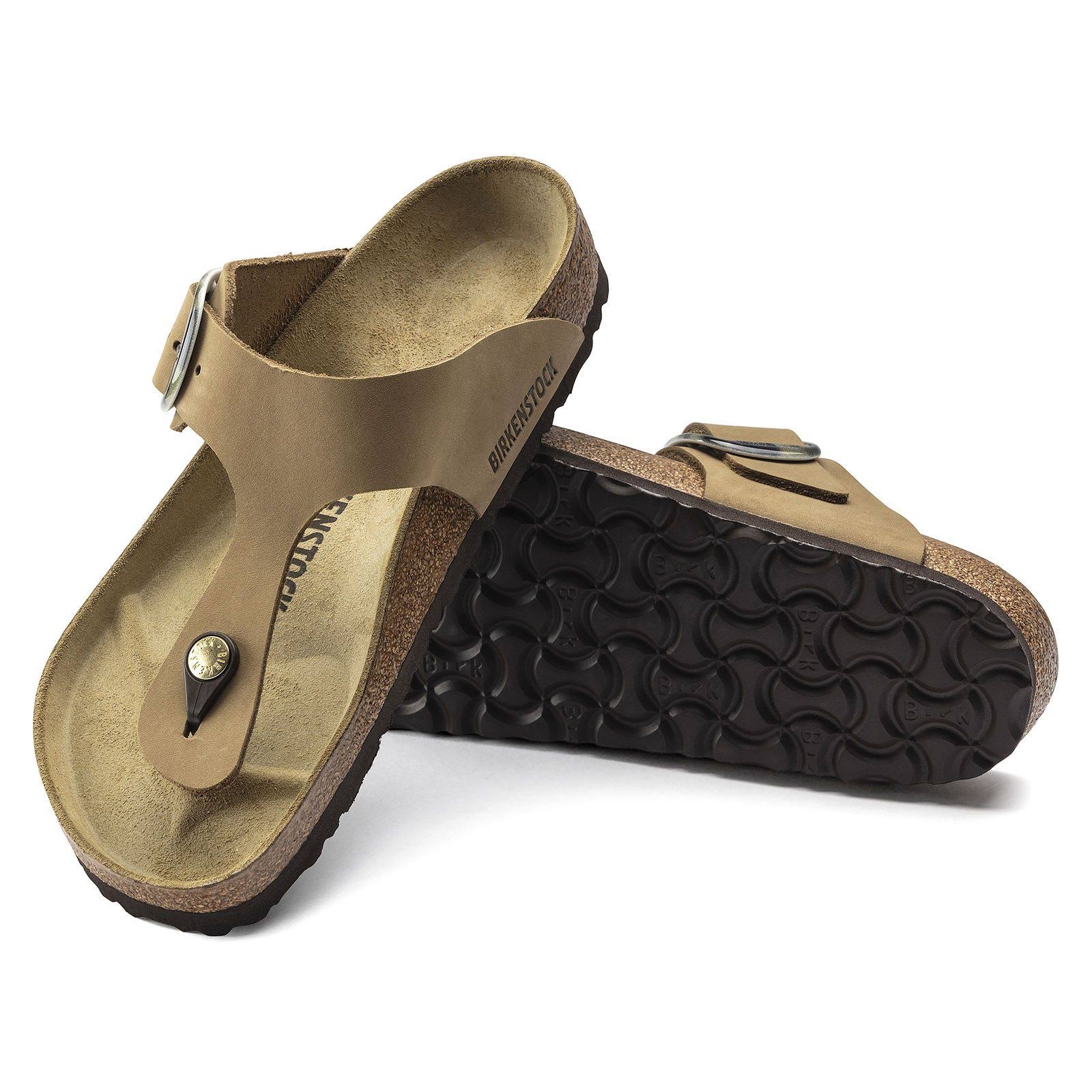 Birkenstock Women's Gizeh Big Buckle White Leather