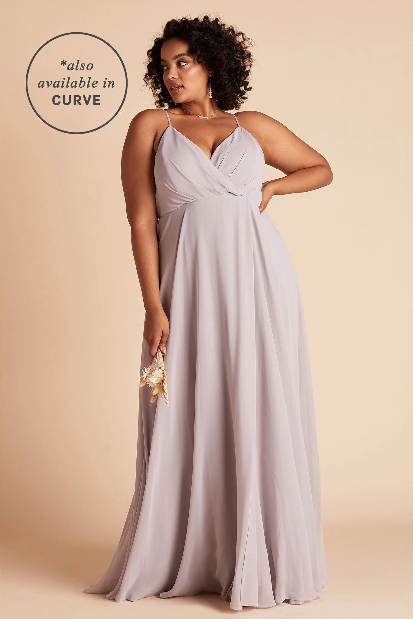 Kaia Chiffon Bridesmaid Dress in Lilac | Birdy Grey Xs / Lilac
