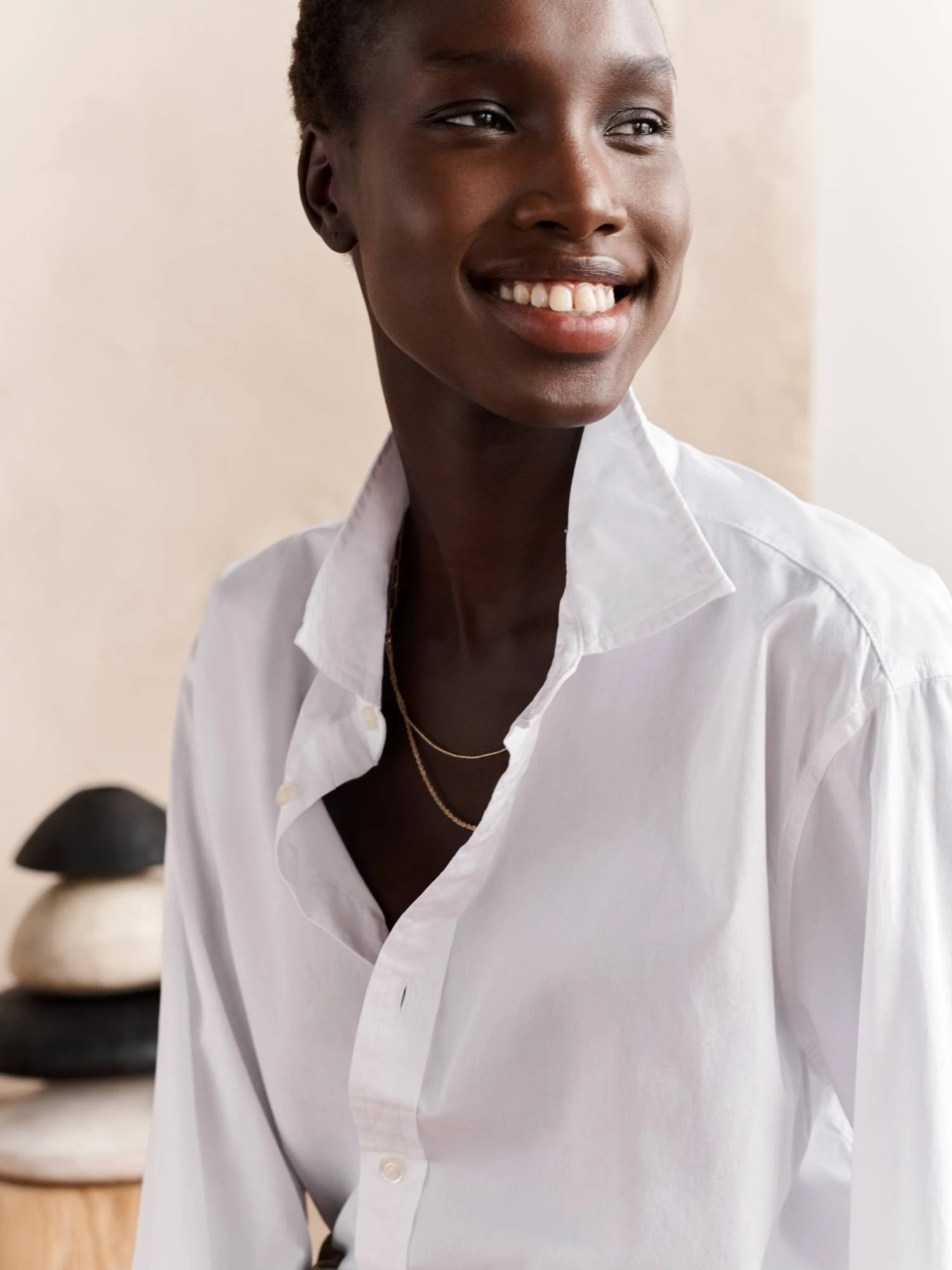 Banana Republic Women's Riley Tailored-Fit Shirt Pure White Size 14