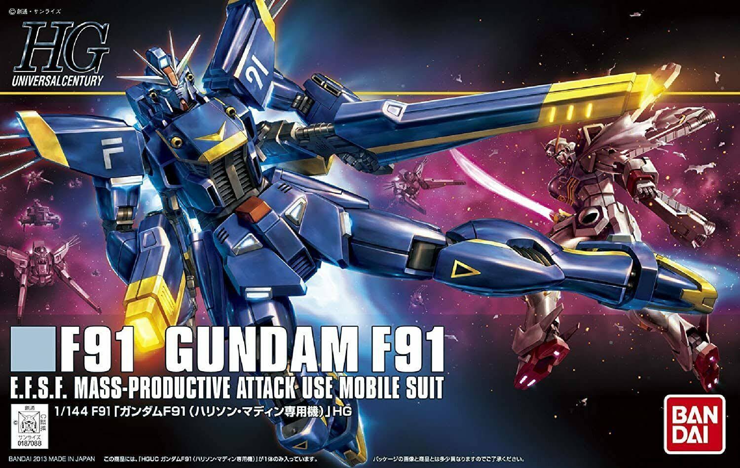 1/144 Scale HGUC Gundam F91 (Harrison Maddin)