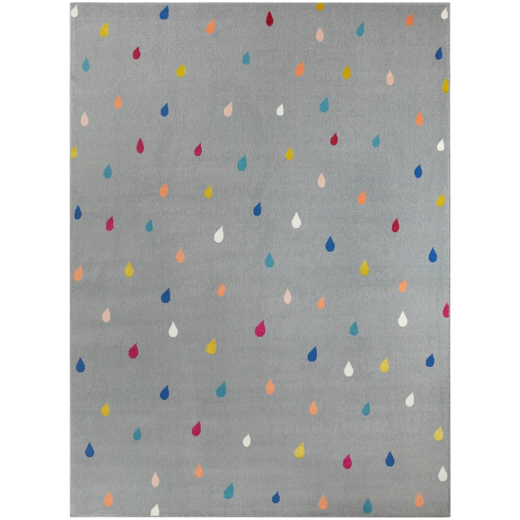 Balta Raindrops Ivory 5 ft. x 7 ft. Area Rug