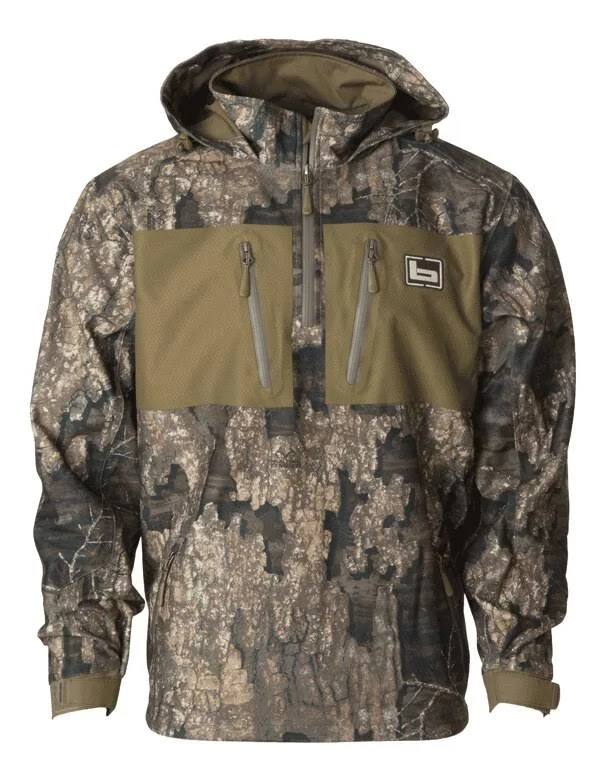 1/4 Zip Waterproof Hooded Pullover (Large Tall)