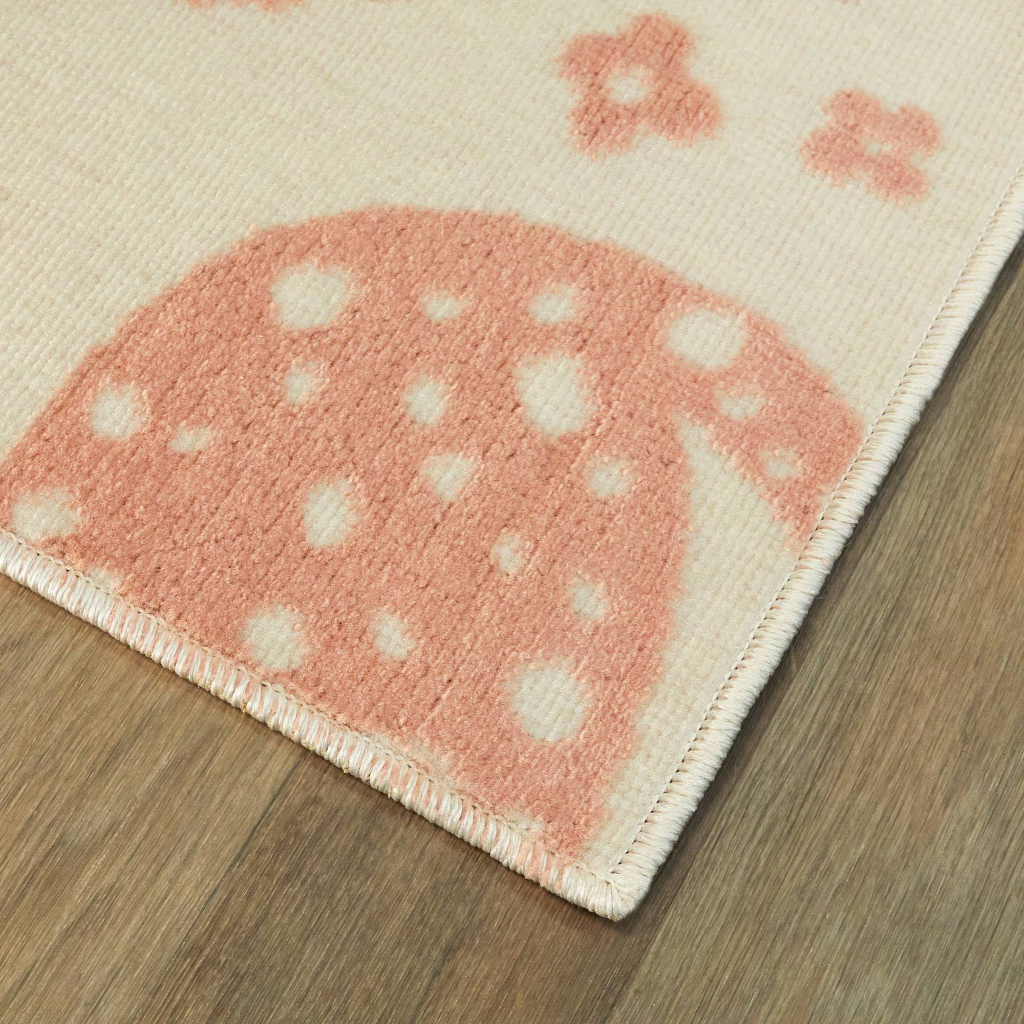 Balta Serengeti Pink 4 ft. x 6 ft. Kids Area Rug