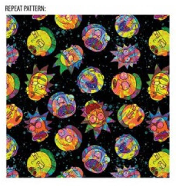 Rick and Morty Cosmic Sublimated Backpack
