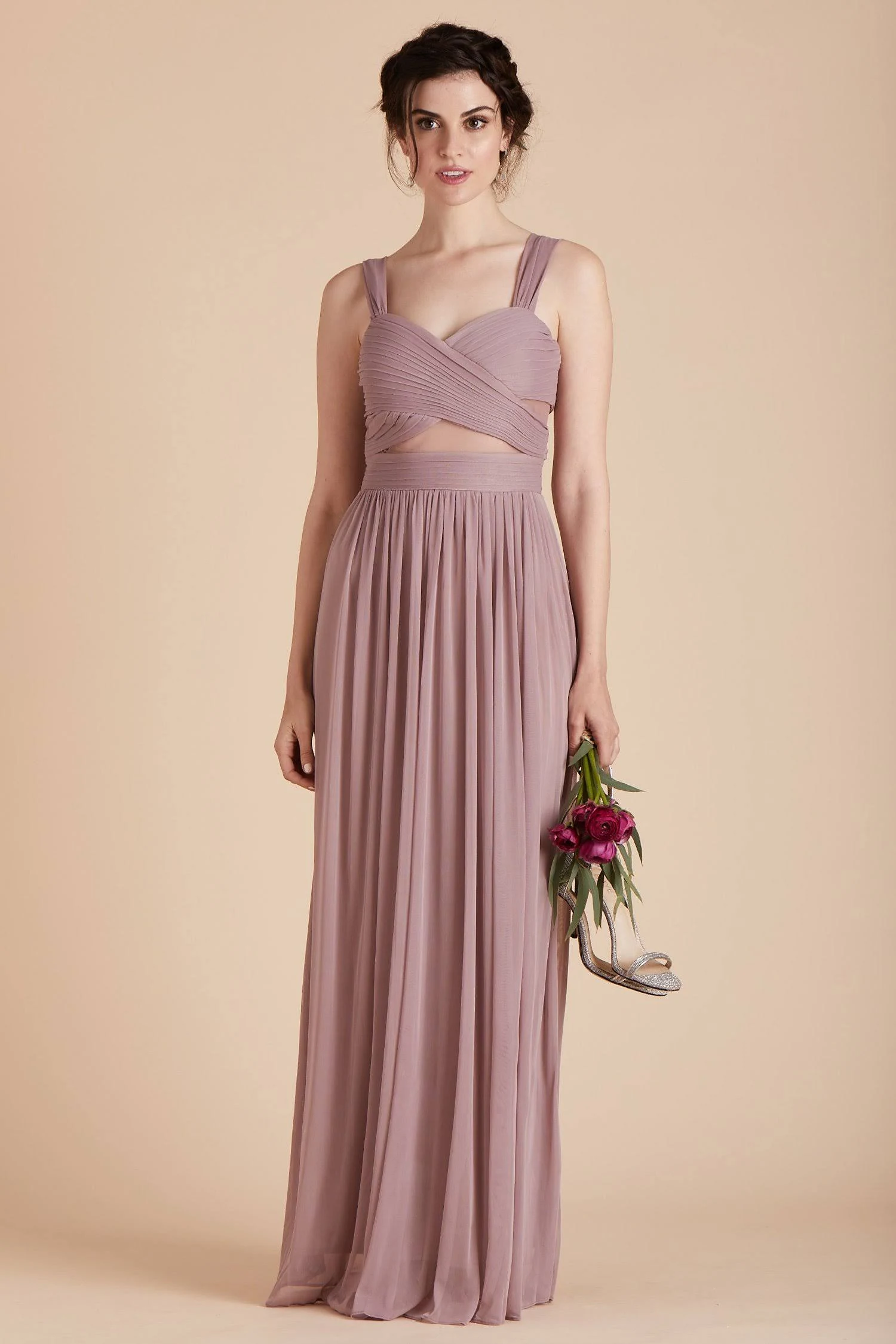 Birdy Grey Elsye Bridesmaid Dress in Mauve L / Mauve