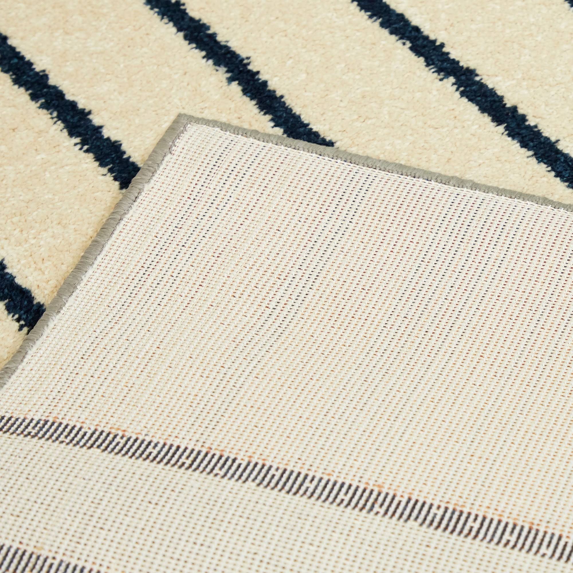 Balta Shefford Taupe 8 ft. x 10 ft. Art Deco Striped Area Rug, Brown