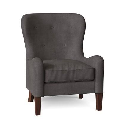 Gilliam 32x22 Wide Tufted Down Cushion Armchair Body Fabric: Capri Dove