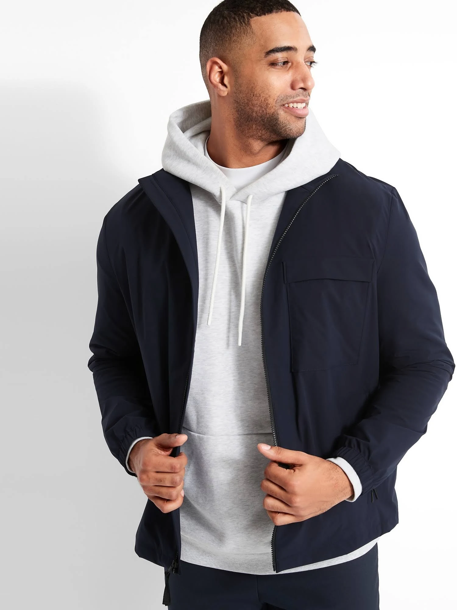 Banana Republic Men's Motion Tech Jacket Navy Size Xs