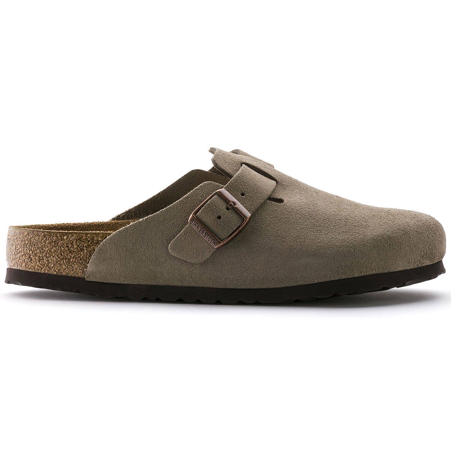 Birkenstock Boston SFB Taupe Suede