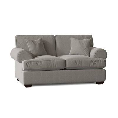 Workington 67x22 Rolled Arm Loveseat Body Fabric: Hanover Concrete