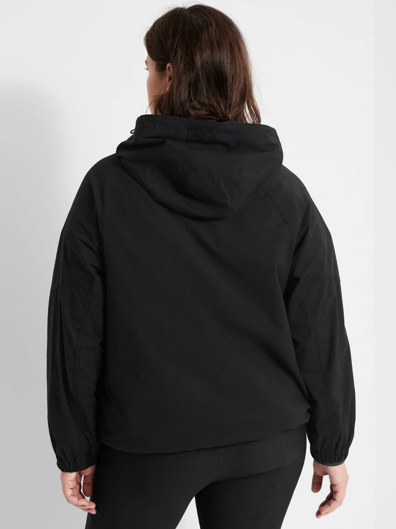 Banana Republic Women's Rain Jacket Black Size XL