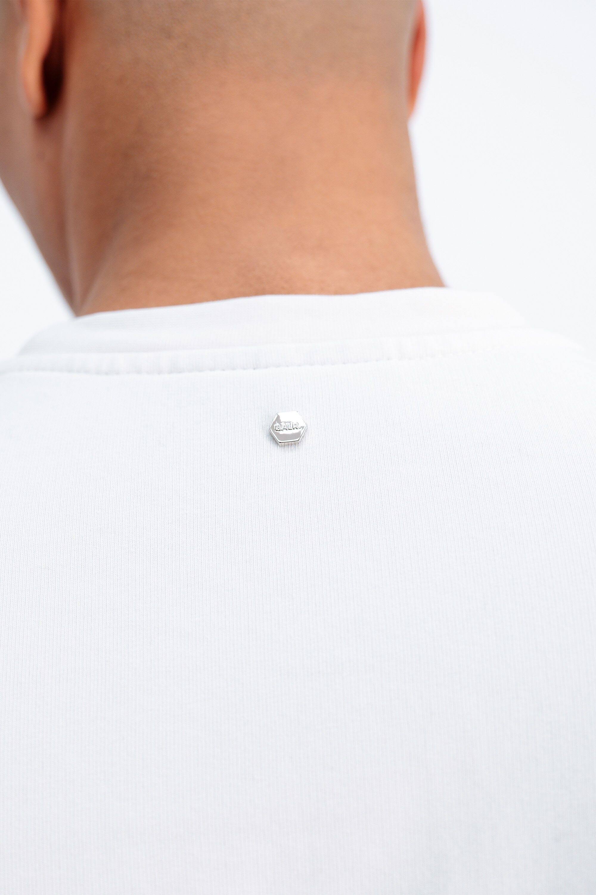 BALR. Crest Print Amsterdam Straight Crewneck Nimbus Cloud (M)