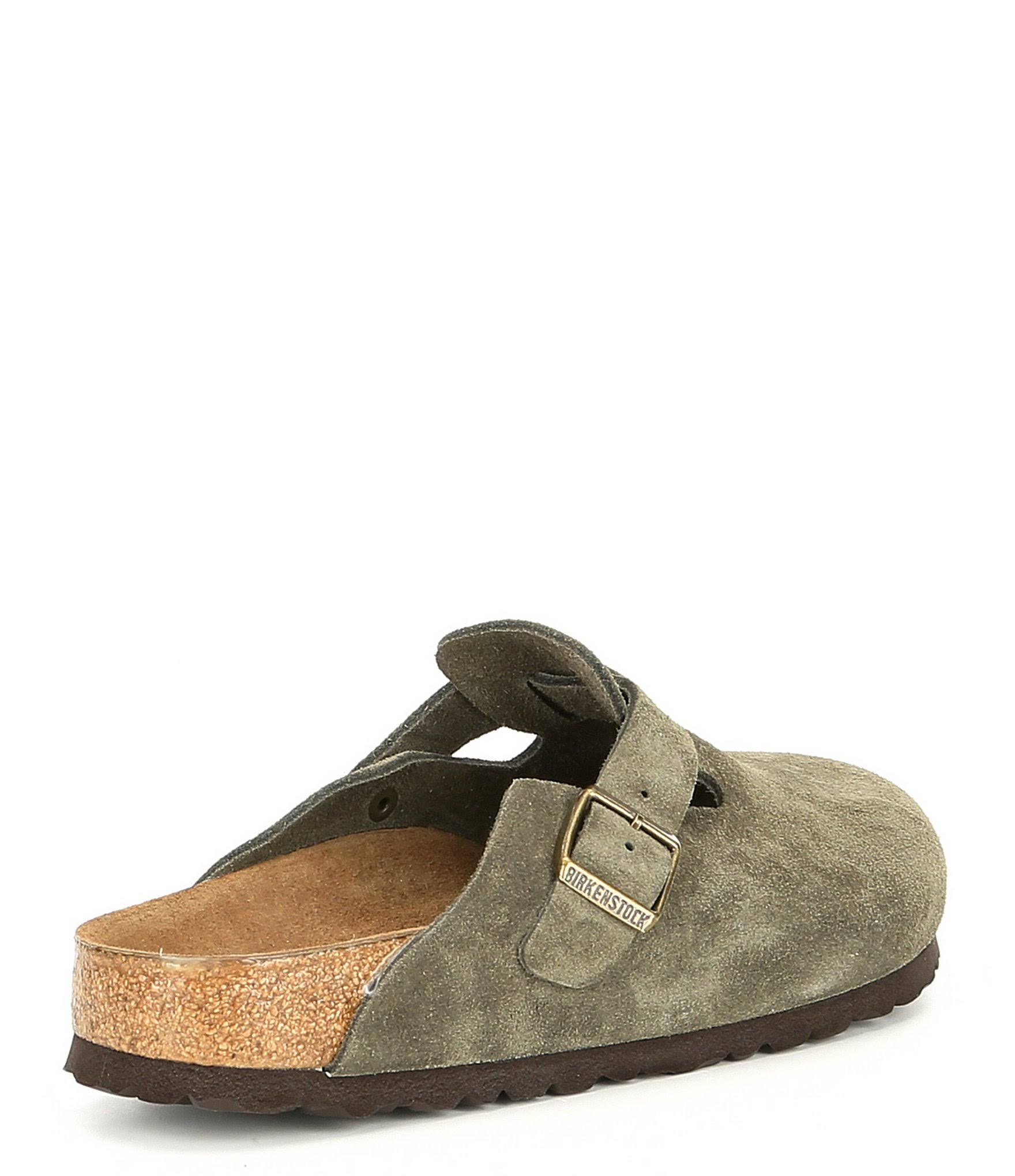 Birkenstock Boston Mocha Suede Soft Footbed 38 N