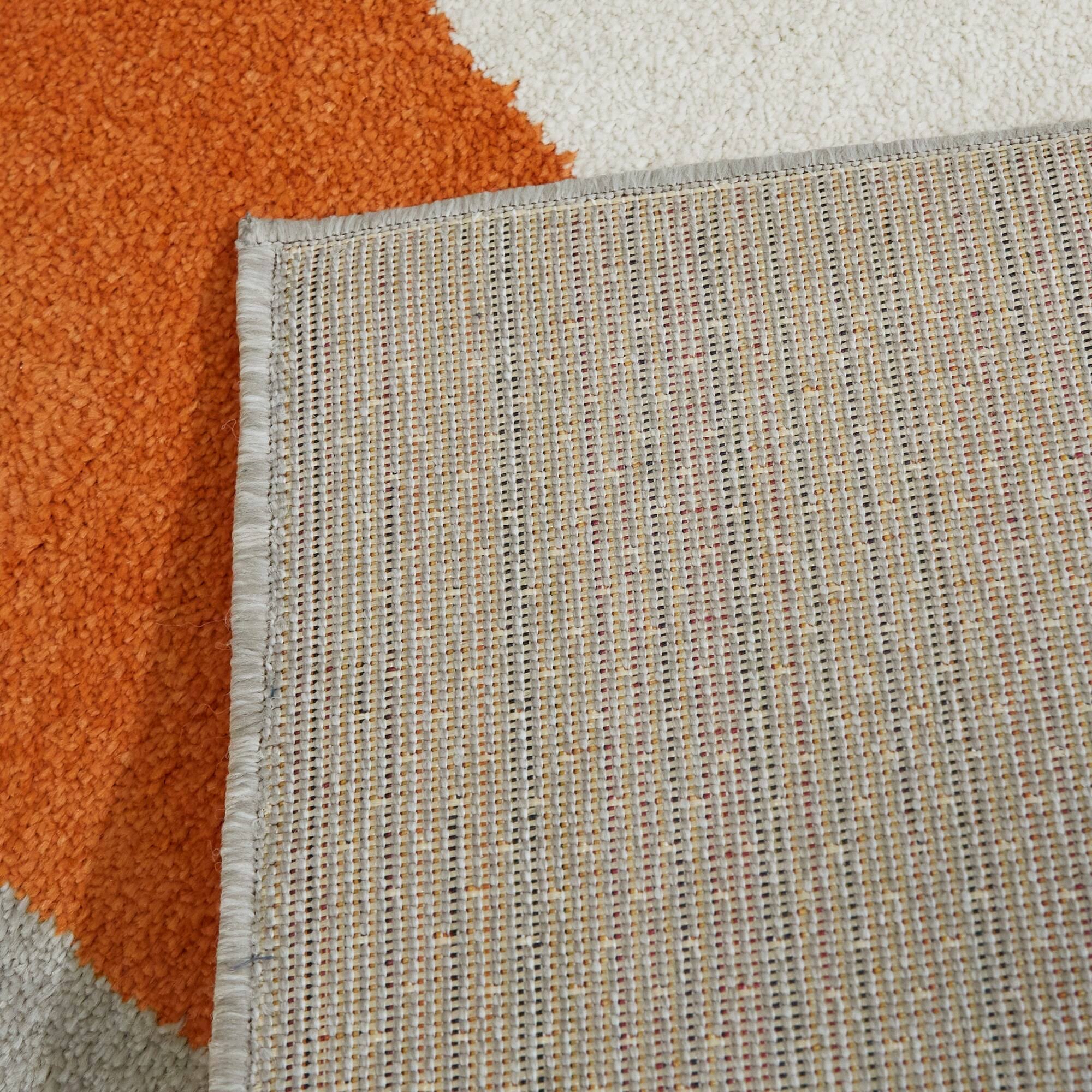 BALTA Friendly Fox Orange 4 ft. x 6 ft. Kids Area Rug