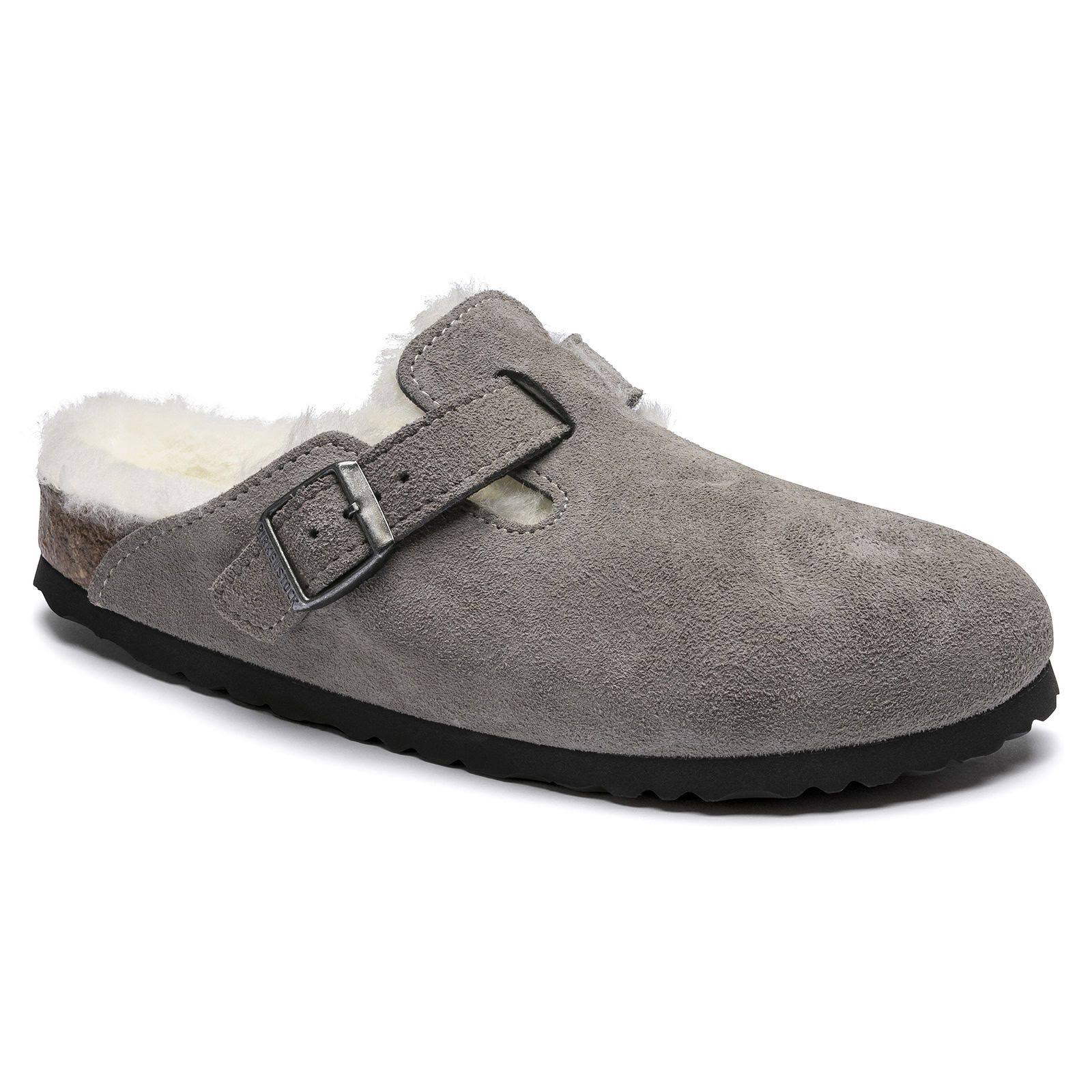 Birkenstock Boston Shearling Stone / 41 / Regular