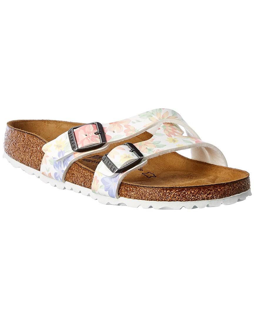 Birkenstock Yao Birko-Flor Sandal, White / 40