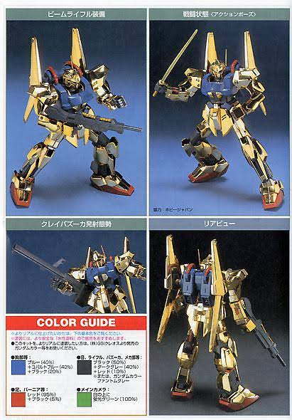 Gundam MSN-00100 Hyaku-Shiki HGUC 1/144 Scale