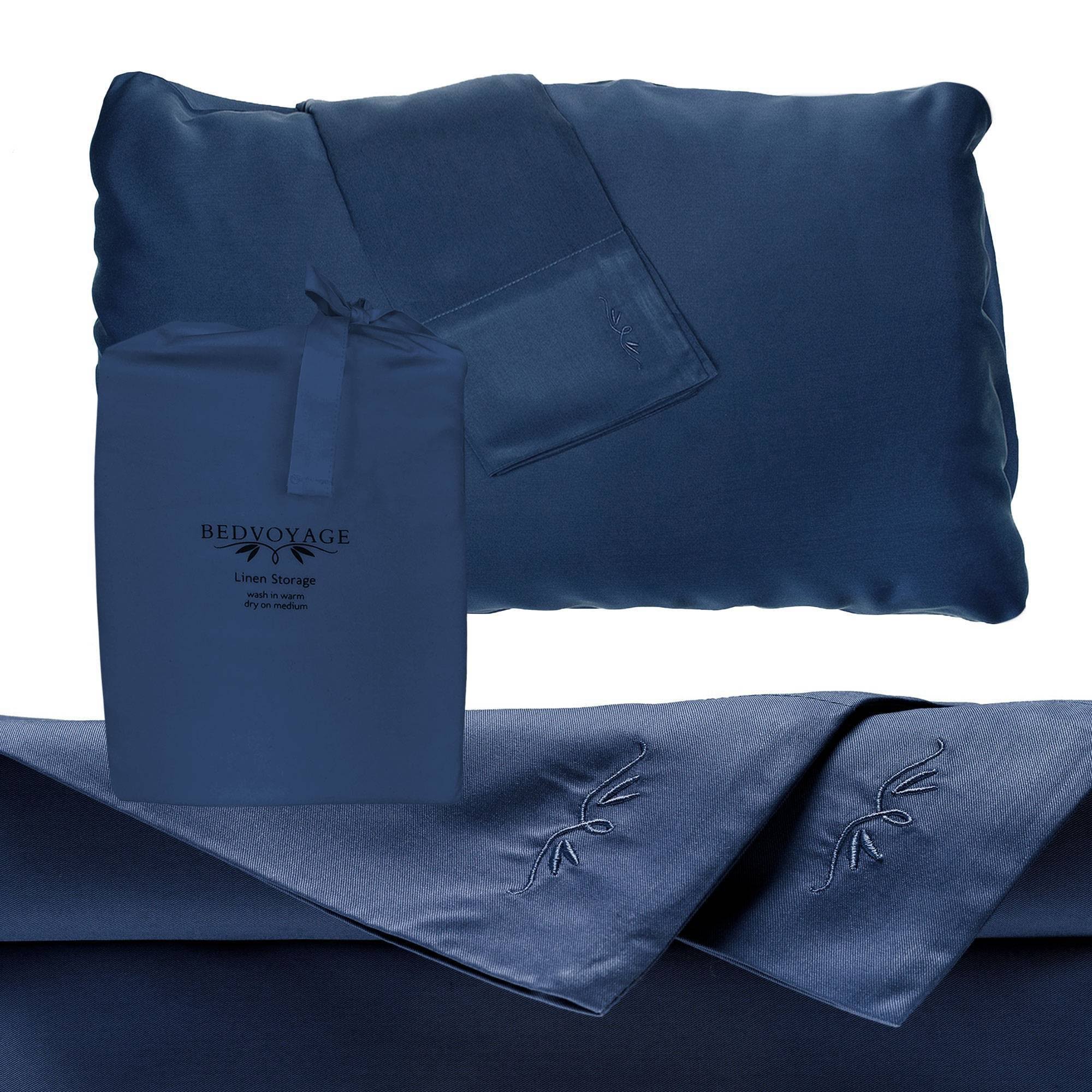 BedVoyage Rayon from Bamboo Indigo Sheet Set - Twin XL