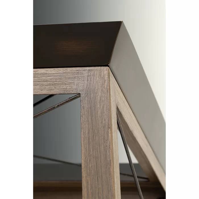 Delon 5 - Light Kitchen Island Linear Pendant - Graphite/Whitewash