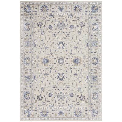 Matherne Oriental Blue/Beige/Gray Area Rug Birch Lane Rug Size: Rectangle 3&11x22 x 5&11x22