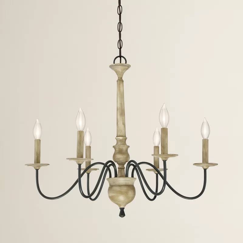 Helen 6 - Light Candle Style Classic / Traditional Chandelier