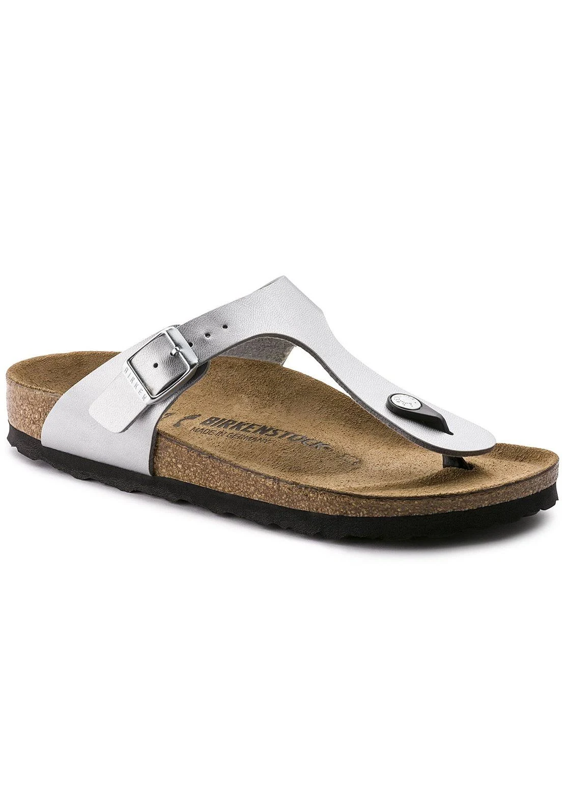 Birkenstock Gizeh Birko-Flor Silver