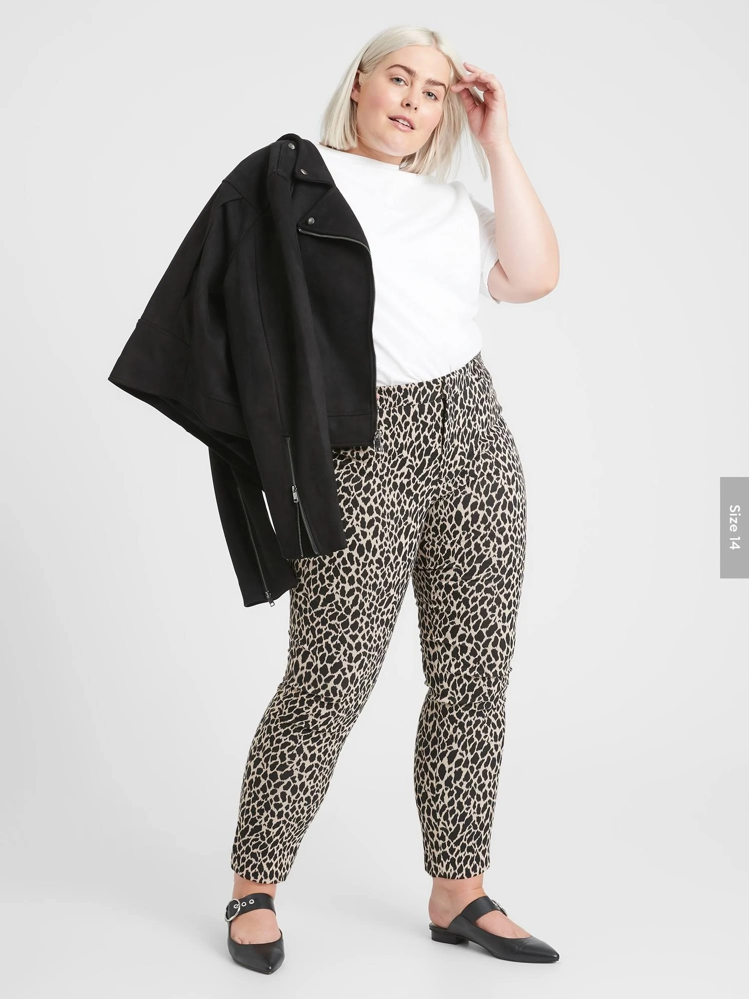 Banana Republic Women's Classic-Skinny Sloan Pant Giraffe Print Size 0 Regular