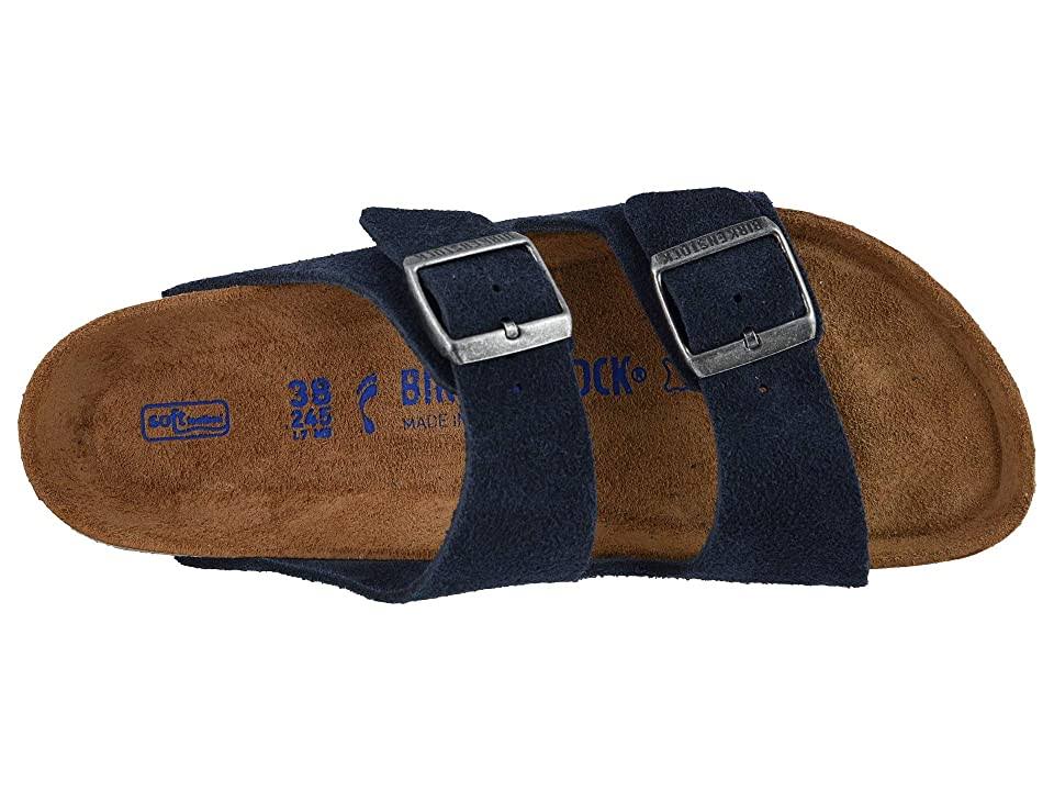 Birkenstock Arizona Soft Footbed Suede Sandal Night 45 Black