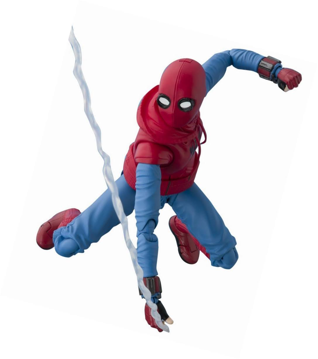 Spider-Man Homecoming: Spider-Man Home Made Suit Ver & Tamashii Option ACT Wall S.H.Figuarts
