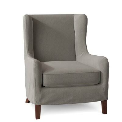 Birch Lane Adamstown 33x22 Wide Wingback Chair Body Fabric: Baet Ash
