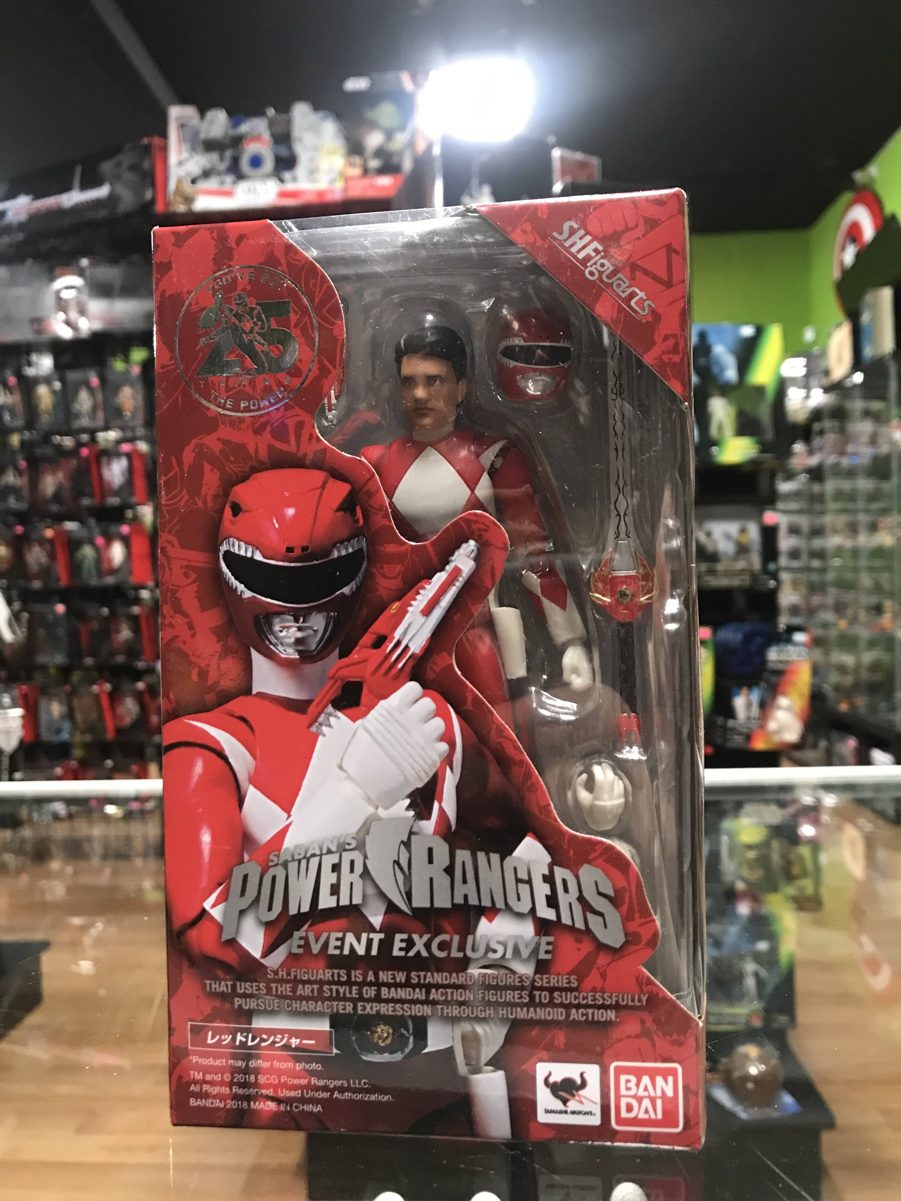 Power Rangers Red Ranger Sh Figuarts Figure - SDCC Exclusive