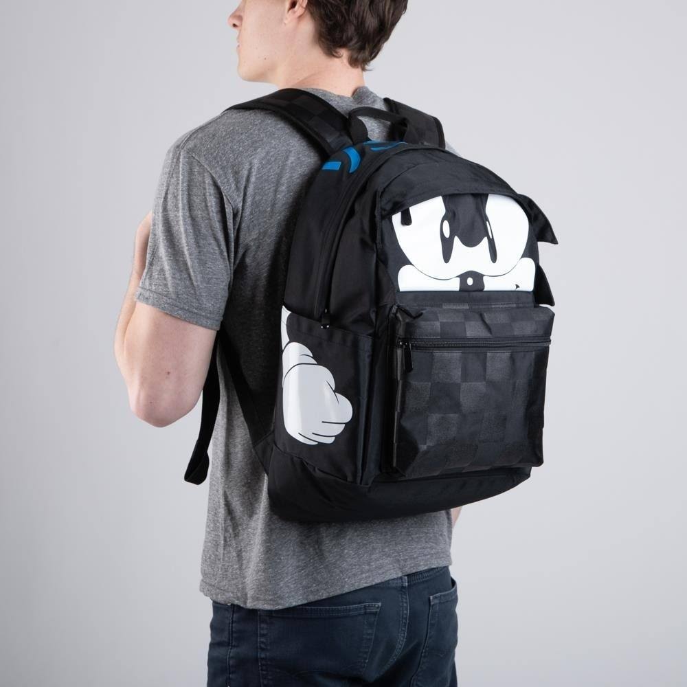 Sonic The Hedgehog Black Backpack