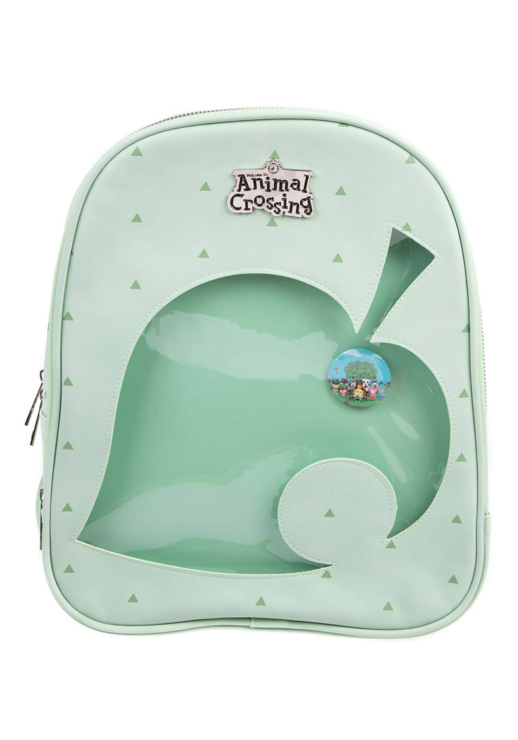 Nintendo: Women's Animal Crossing Leaf ITA Mini Backpack | Adult | Womens | Green | One-Size | Bioworld Merchandising / Independ