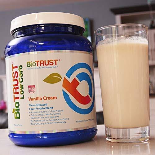 BioTRUST Low Carb Grass-Fed Protein Powder - Vanilla Cream