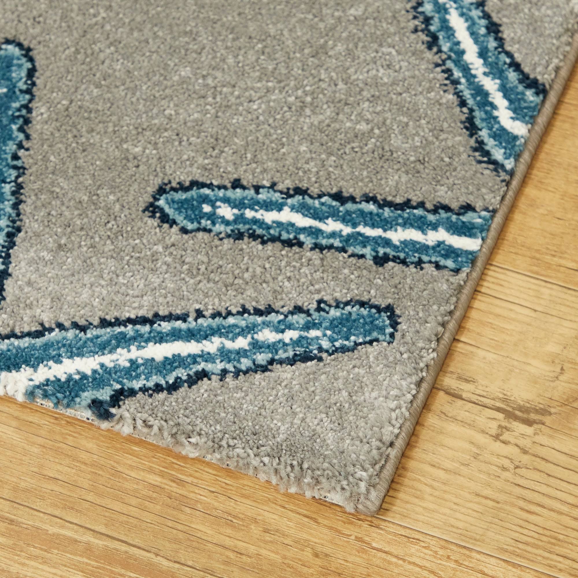 BALTA Massau Grey 5 ft. x 7 ft. Coastal Starfish Area Rug