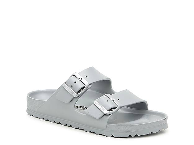 Birkenstock Women's Essentials Arizona Eva Sandals - Silver - 8N