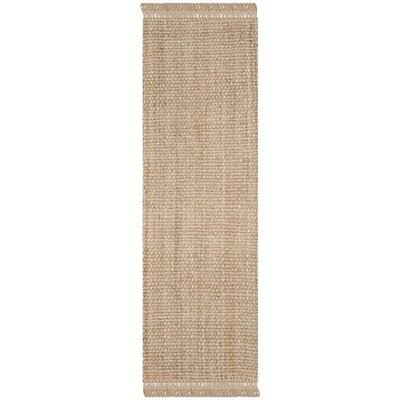 Elizabeth Handmade Flatweave Jute/Sisal Natural Area Rug Beachcrest Home Rug Size: Runner 2&6x22 x 22&