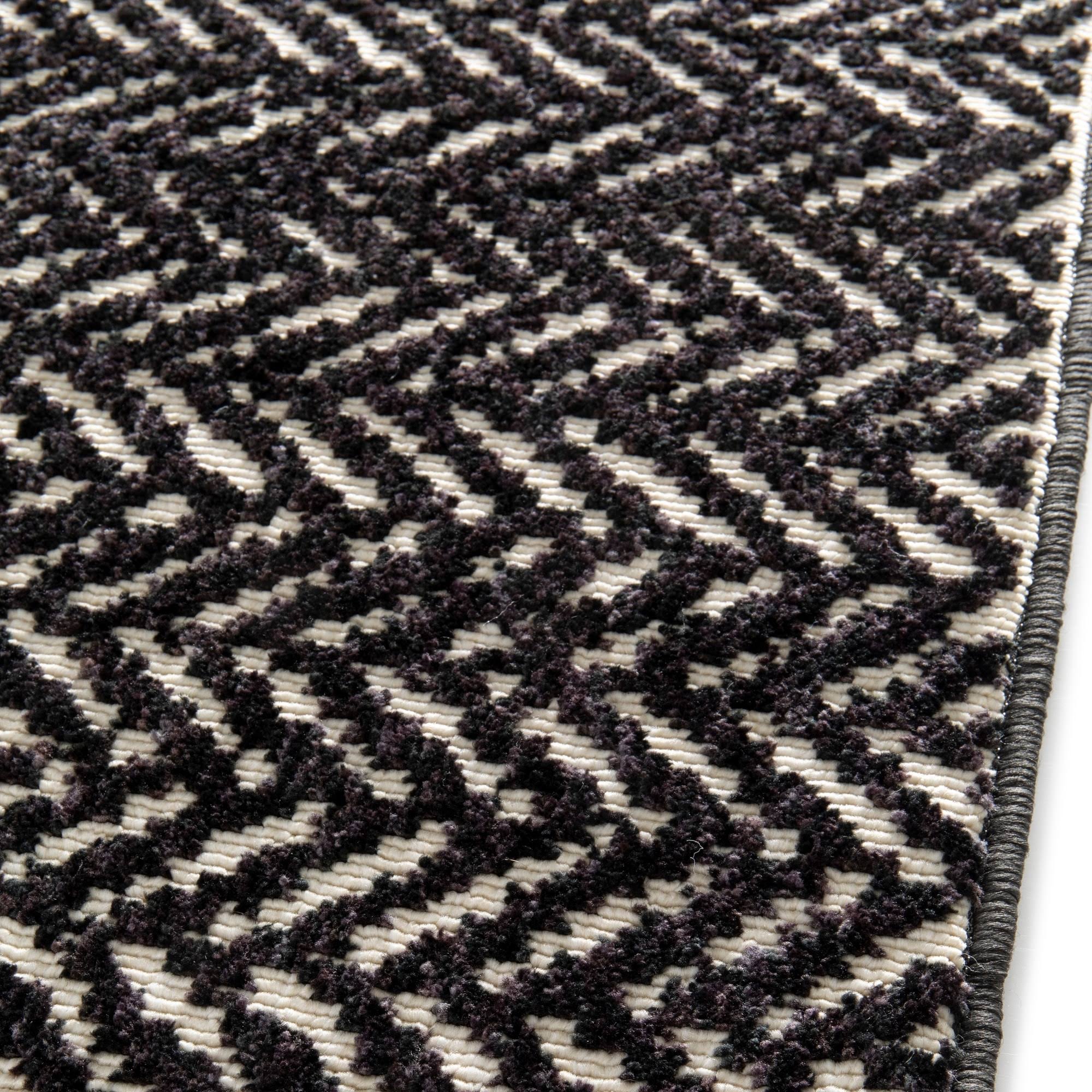 BALTA Tessin Charcoal 8 ft. x 10 ft. Contemporary Area Rug, Grey