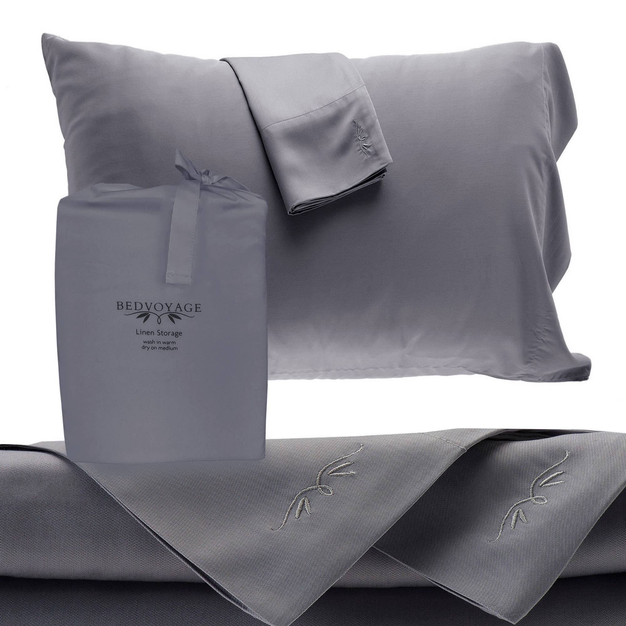 BedVoyage Bamboo Rayon Sheet Set - King - Platinum