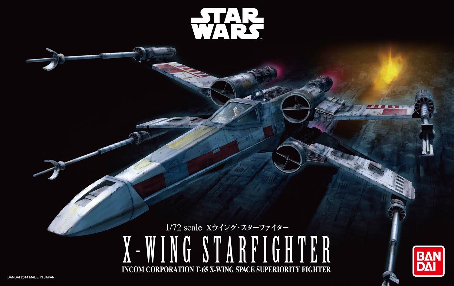 *Star Wars X- Wing Starfighter 1/72 Scale Plastic Model