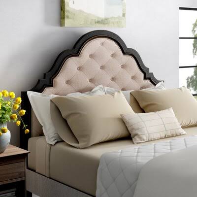 Affric Upholstered Panel Headboard Birch LANE? Size: King