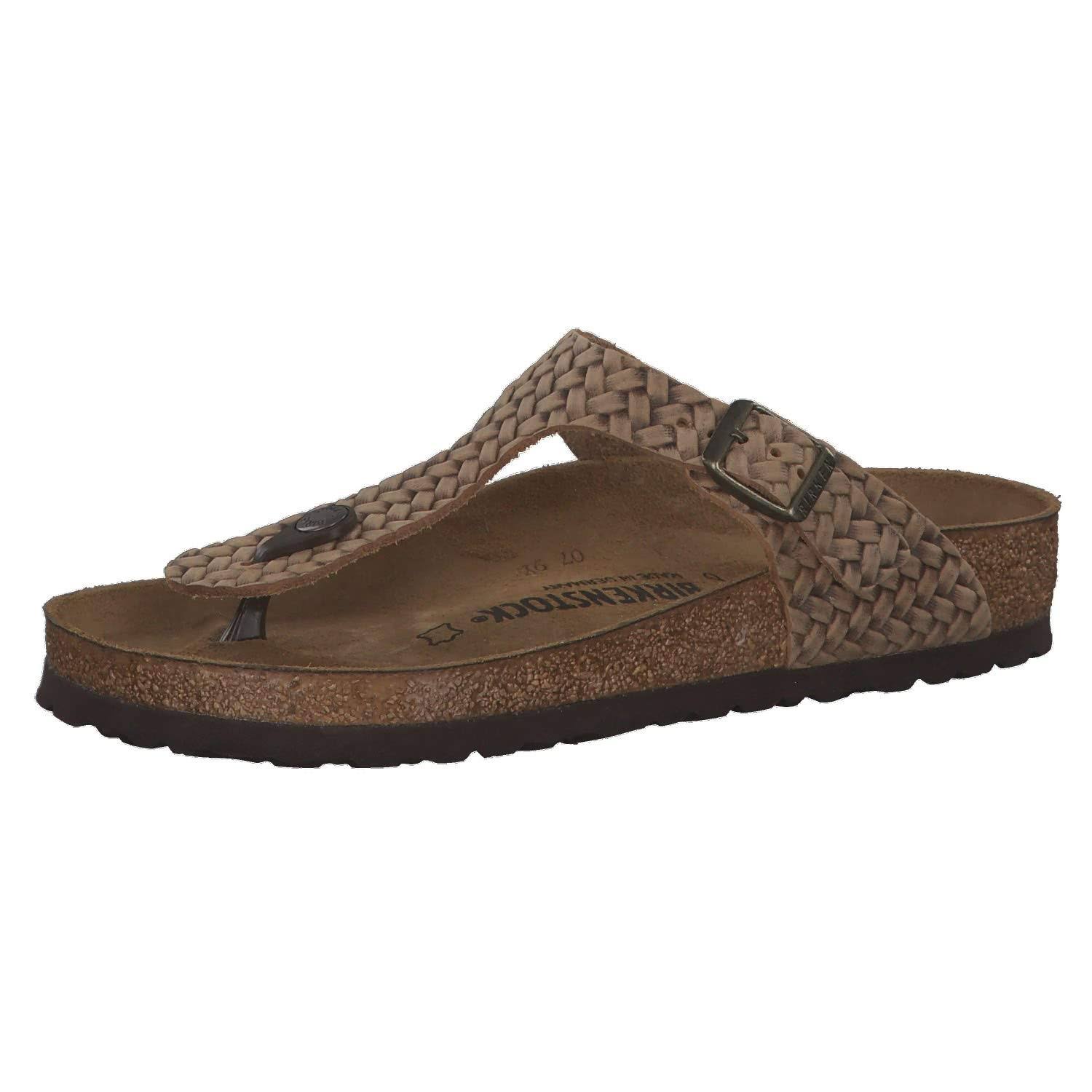 Birkenstock Gizeh Leather Flip Flops / Sandals (Shoes)