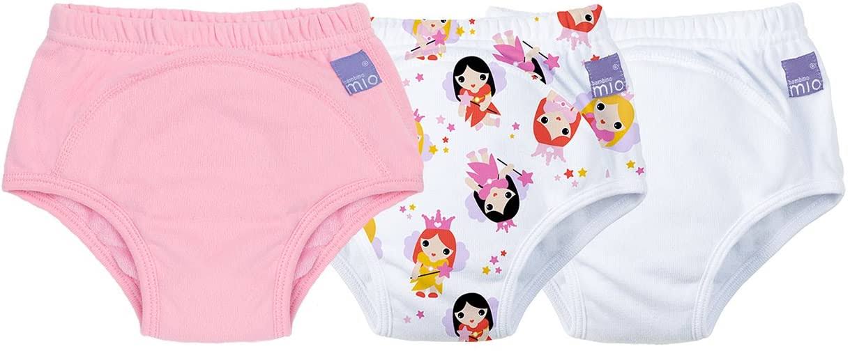 Bambino Mio Potty Training Pants, 3 Pack, Mixed Girl Fairy / 3+ Years