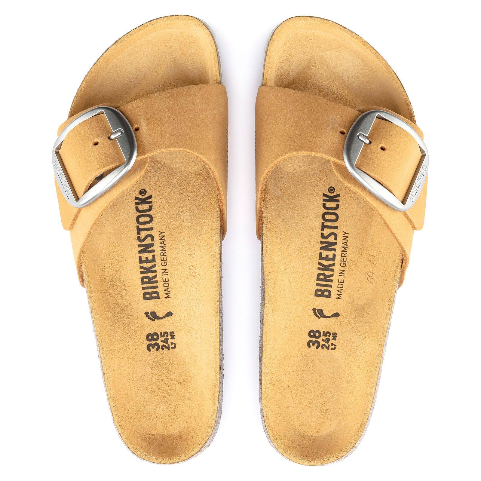 Birkenstock Madrid Big Buckle Mud Green Nubuck / 39 / Narrow