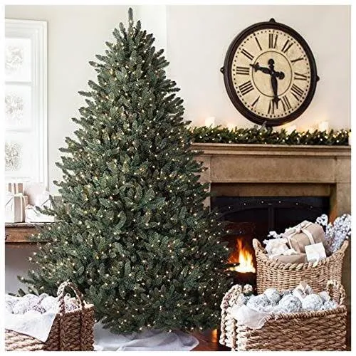 Balsam Hill Blue Spruce Artificial Christmas Tree, 7.5 Feet, Clear