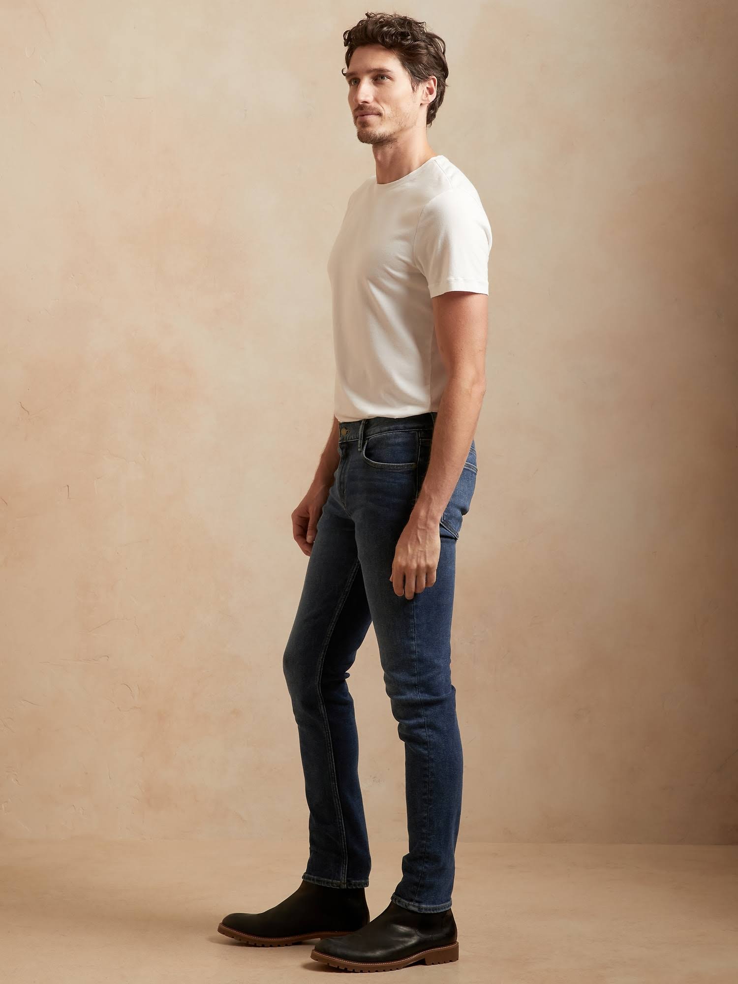 Banana Republic Men's Skinny Legacy Jean Medium Wash Tall Size 32W 36L