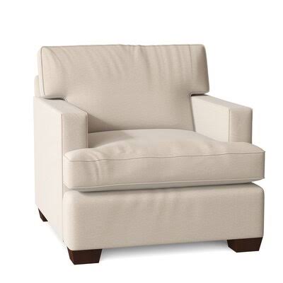 Anastagio 36x22 Wide Armchair Birch Lane Body Fabric: Bihar Natural